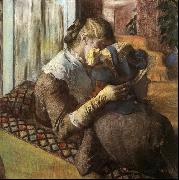 Edgar Degas Absinthe Drinker oil painting artist